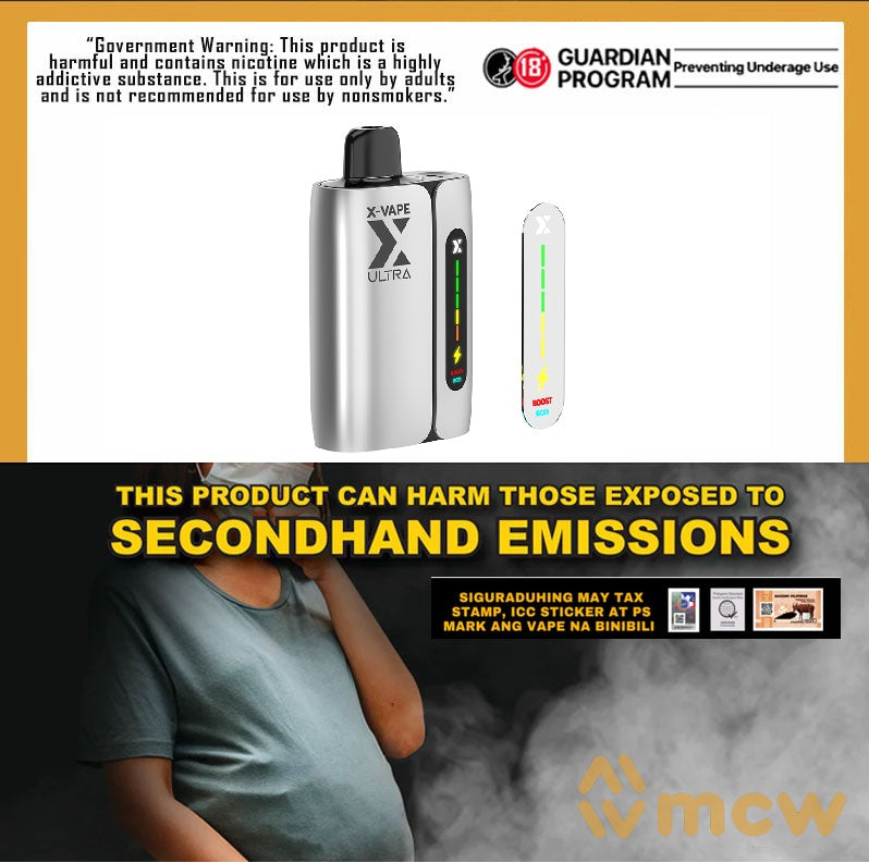 X-Vape Ultra mcw international trading corp X-Vape Ultra mcw international trading corp
