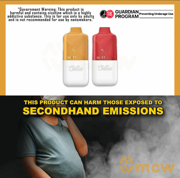 CHILLAX GO x SHFT REFILLED POD mcw international trading corp CHILLAX GO x SHFT REFILLED POD mcw international trading corp