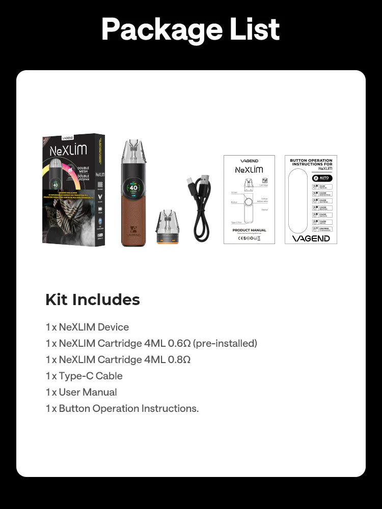 Oxva Nexlim Manual VAGEND NEXLIM POWERED BY OXVA mcw international trading corp Oxva NeXlim Vape Kit Oxva Nexlim Manual VAGEND NEXLIM POWERED BY OXVA mcw international trading corp Oxva NeXlim Vape Kit