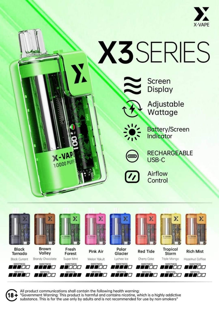 X-VAPE X3 mcw international trading corp X-VAPE X3 mcw international trading corp